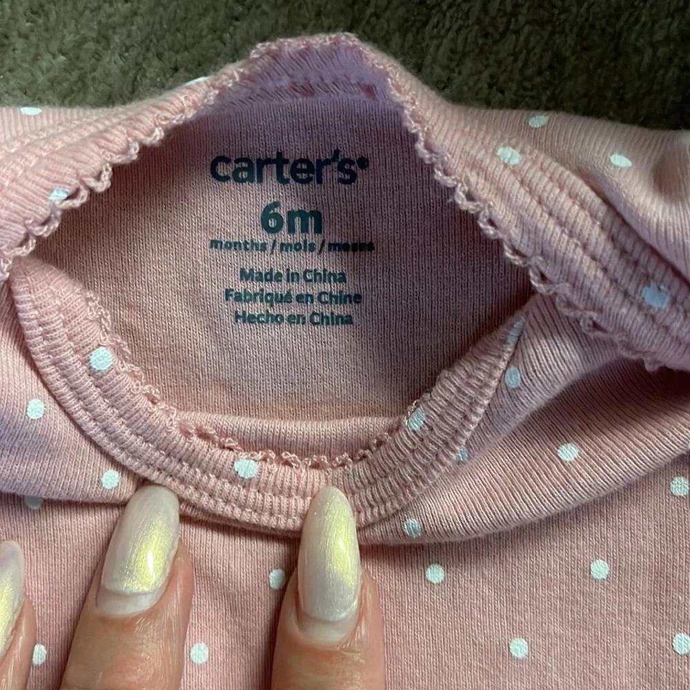 Carter's Pink Polka Dot Kids Matching Set